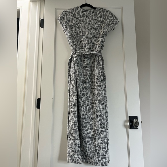 Dolan black and white print short-sleeved maxi dress - Picture 2 of 3